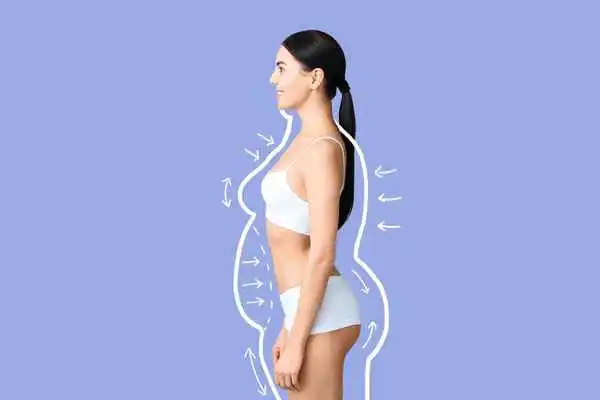 image of woman experiencing fat reduction treatment Henley-In-Arden