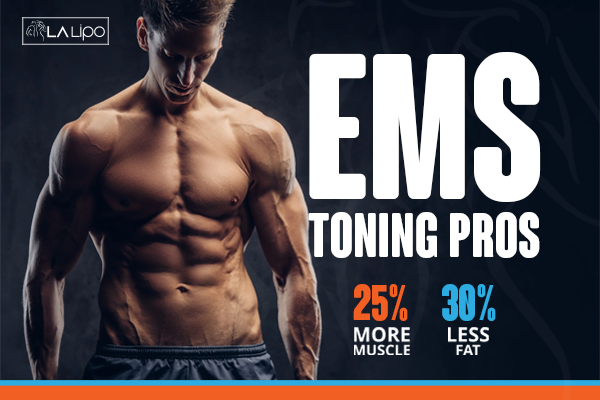 Image of man with sculpted stomach showing the fat loss and muscle gain of LA-EMS Body Sculpting Treatment Henley-In-Arden